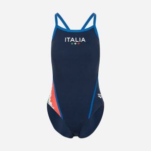 Arena Italia Fin W – Costume Piscina – Donna – Blu