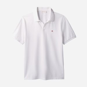 Calvin Klein Jeans Small Logo M – Polo – Uomo – Bianco
