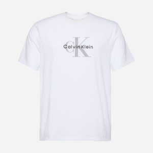 Calvin Klein Jeans Monologo M – T-shirt – Uomo – Bianco