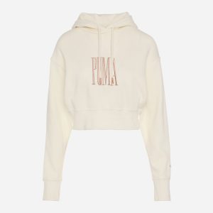 Puma Crop W – Felpa – Donna – Bianco