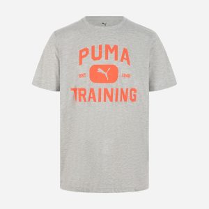 Puma Graphics M – T-shirt Training – Uomo – Grigio