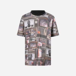 Nike Jordan All Over Printed Television Jr – T-shirt – Nero