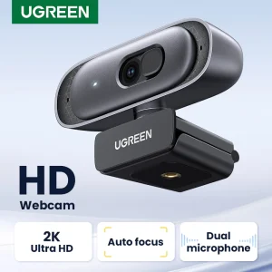 Inciba ru】ugreen USB 2K HD Mini per WebDual microfoni per Youtube Zoom videochiamate 2K USB
