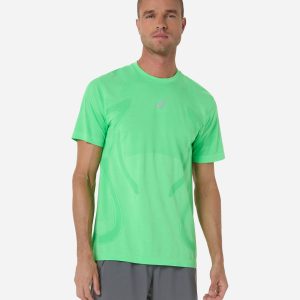 Asics Road Seamless M – T-shirt Running – Uomo – Verde