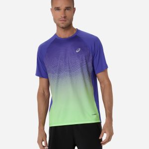 Asics Road Fade M – T-shirt Running – Uomo – Blu