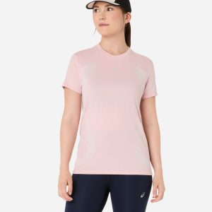 Asics Basic W – T-shirt Running – Donna – Rosa