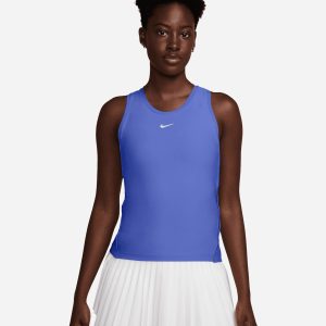 Nike Victory W – T-shirt Tennis – Donna – Blu