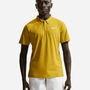 Nike Dri Fit Advantage Slam M – T-shirt Tennis – Uomo – Giallo