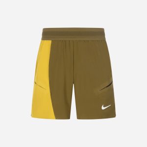 Nike Dri Fit Advantage Slam M – Pantaloncini Tennis – Uomo – Giallo