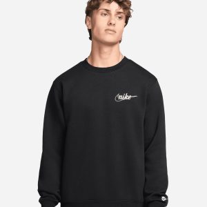 Nike Crew Club Better M – Felpa – Uomo – Nero
