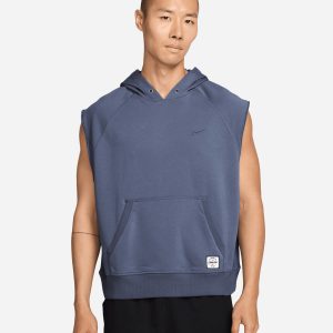 Nike Dri Fit Flc Small Logo M – Felpa Training – Uomo – Blu