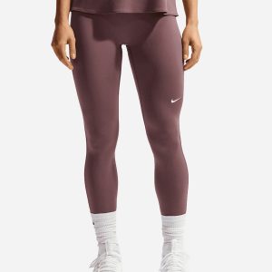 Nike Pro Usm Elast Logo W – Leggings – Donna – Marrone