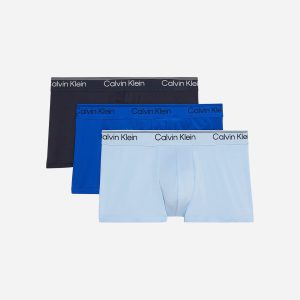 Calvin Klein Underwear 3pack Boxer Trunk Low Rise M – Intimo – Uomo – Blu