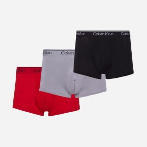 Calvin Klein Underwear 3pack Boxer Trunk Low Rise M – Intimo – Uomo – Rosso