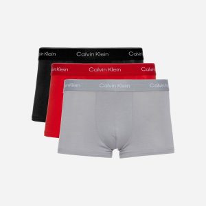 Calvin Klein Underwear 3pack Boxer Trunk Low Rise M – Intimo – Uomo – Rosso