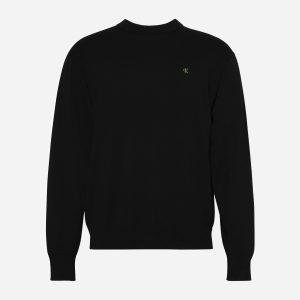 Calvin Klein Jeans Small Logo M – Maglione – Uomo – Nero