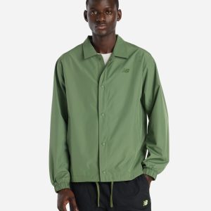 New Balance Essential Coach M – Felpa – Uomo – Verde
