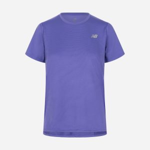 New Balance Sport Essential Elettric W – T-shirt Running – Donna – Viola