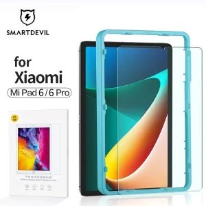 SmartDevil Vetro Temperato per Xiaomi Mi Pad 6 11 pollici Pad 5 5Pro Tablet da 12,4 pollici 9H Protezione Dello Schermo HD Anti Blue Ray con Strumento