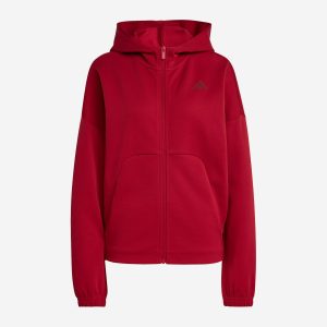 Adidas Future Iconcs W – Felpa – Donna – Rosso