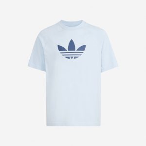 Adidas Graphic Trefoil Jr – T-shirt – Azzurro