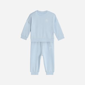 Adidas Loose Crew Jogger Jr – Tuta – Azzurro