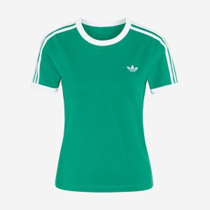 Adidas 3stripes Adicolor W – T-shirt – Donna – Verde