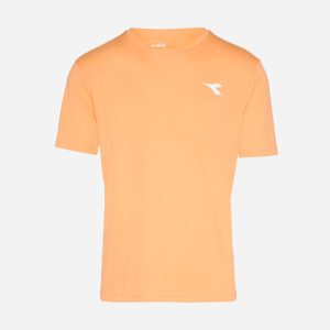 Diadora Run M – T-shirt Running – Uomo – Arancione