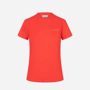 Columbia Zero Rules Light W – T-shirt – Donna – Rosso