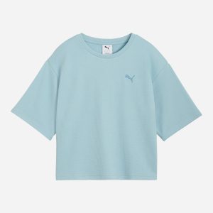 Puma Basic W – T-shirt – Donna – Azzurro
