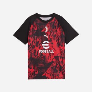 Puma Prematch Milan 26 Jr – Abbigliamento Calcio Ufficiale – Color Mix