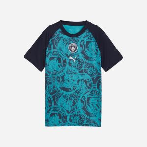 Puma Prematch Manchester City 26 Jr – Abbigliamento Calcio Ufficiale – Color Mix