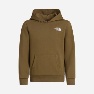 The North Face Simple Dome Light Jr – Felpa – Verde