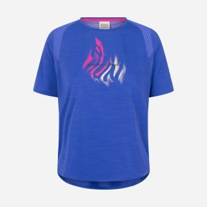 Asics Road Graphic W – T-shirt Running – Donna – Blu