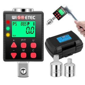 Adattatore di coppia digitale Adattatore digitale di coppia da 1/2 pollice, 3,4 – 340 Nm Precisione ± 1% con adattatore di memoria preimpostato per auto moto
