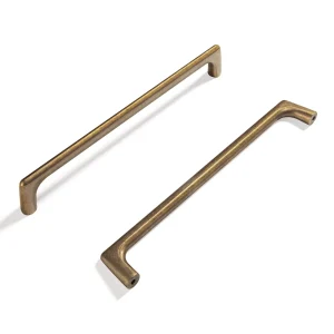 Maniglie per mobili ad arco in ottone antico Maniglie per cassetti in ottone lucidato Maniglie per cassetti retrò per la casa vintage Hardware per armadietti