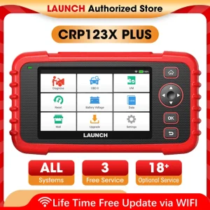 LANCIO CRP123X Plus OBD2 Scanner Lettore di codici fai da te Strumento diagnostico per auto Autoscanner Scansione automobilistica Diagnost automatico OBD Aggiornamento gratuito