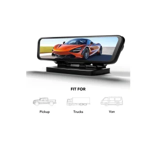 Staffa Base Console centrale WOLFBOX per Dash Cam a specchio adatta a tutte le Dash Cam a specchio.