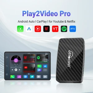 OTTOCAST Play2Video Pro Wireless CarPlay Wireless Android Auto Adattatore per Youtube Netflix IPTV Accessori auto per Kia Toyota