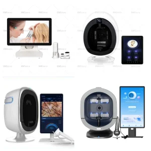 Analizzatore Cutaneo AISA Q1 X5 3D Professionale, Macchina per Analisi della Pelle O1 Pro AI, Scanner con Schermo da 15,6 Pollici e 10 Spettri Luminosi