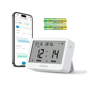 INKBIRD Smart Bluetooth termometro igrometro Display LCD APP sensore di umidità della temperatura remoto con livelli di Comfort personalizzati