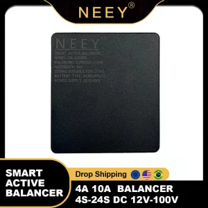 NEEY 10A Smart 1A-10A Bilanciamento attivo Condensatore di corrente Bilanciatore da 2S a 24S 12V 24V 36V 48V 72V Lifepo4 Li-ion LTO 18650 Batteria