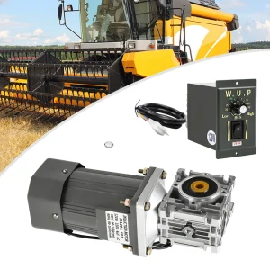 Motoriduttore a vite senza fine con regolatore 120W AC 220V Regolatore di velocità Funzione di inversione industriale Motoriduttore