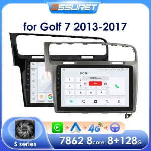 Autoradio Android per Volkswagen VW Golf 7 2013-2017 lettore Video multimediale CarPlay autoradio GPS schermo Stereo da 10.1 pollici