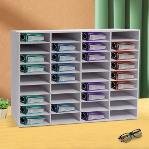 Organizzatori di letteratura 24/36 scomparti cassetta postale per ufficio per libri di documenti, archiviazione di riviste