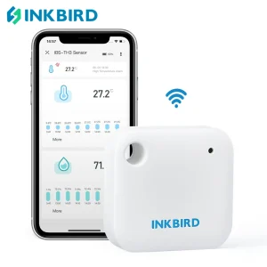 INKBIRD IBS-TH3 WiFi sensore di umidità della temperatura Smart Life retroilluminazione igrometro sensore termometro con allarmi Home Assistant