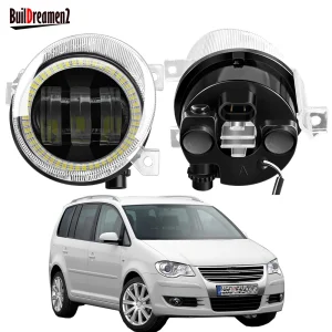 Gruppo fendinebbia Angel Eye per Volkswagen VW Touran (1 t1, 1 t2) 2003 2004 2005 2006 2007 2008 2009 2010 fendinebbia per auto a LED DRL