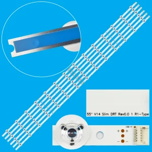 Striscia di retroilluminazione a LED per 55LB6700 55LB670T 55LB672V 55LB674V 55LB676V 55LB677V 55LB679V 55LB6800 55LB680V 6916L-1629A 6916L-1630B