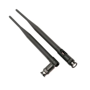2 Pz/set BNC Maschio Antenna Ricevitore Microfono Senza Fili Antenna UHF 500 MHz-900 MHz 3dBi Guadagno Amplificatore Antenna di Segnale 215mm di Lunghezza
