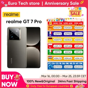 realme GT7 Pro Smartphone 5G Snapdragon8 Elite Chipset Al Camera 120Hz Display 6500mAh 120W IP69 cellulare realme